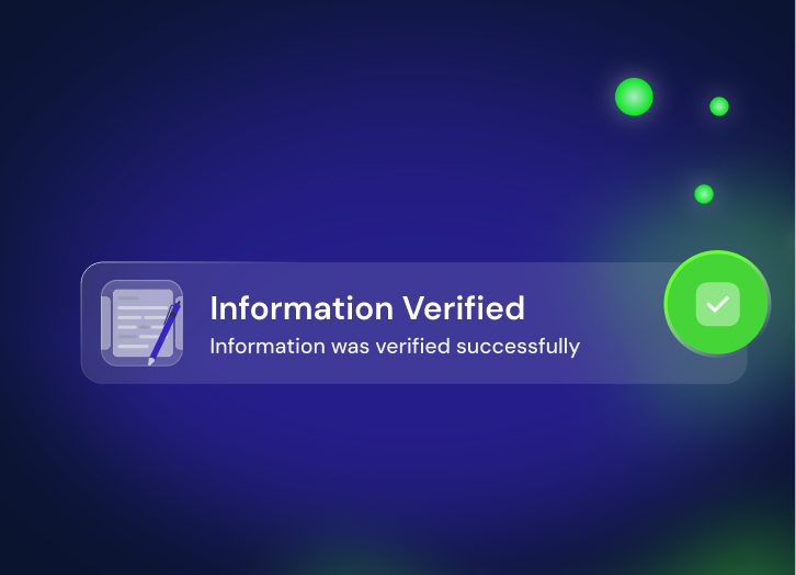 Instant verification